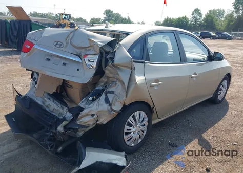 2010 Hyundai Elantra Gls from USA, damaged, VIN KMHDU4AD0AU894330